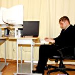 First pic of Creamedonglasses - secretaries covered in thick spunk!