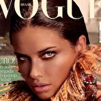 Third pic of Adriana Lima sexy posing scans from mags