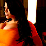 First pic of Exclusive 34H-28-36 Latina Busty Pinup Girl Debut Ana Rica. Never before seen on camera! First Shoot Ever!