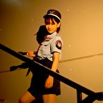 First pic of Naughty Asian cop takes off her shirt  @ Idols69.com FMG's