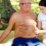 Second pic of OFYT Grandpa seduces a girl in the local bar