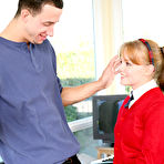 First pic of Carolina West Fresh Outta High School! Only the cutest little bimbos get 
brought home & screwed!