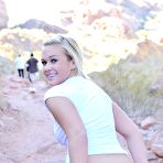 Second pic of Marissa flashes outdoors