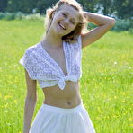 First pic of Beauty-Angels.com - Adorable teenage girl pleasing her pussy outdoors