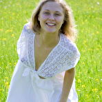 Fourth pic of Beauty-Angels.com - Adorable teenage girl pleasing her pussy outdoors