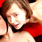 Fourth pic of Jizz On Teens - Teen sluts tongue-polishing cock