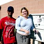 First pic of BBW Hunter - Black Guy Fucks Young Fat Blonde