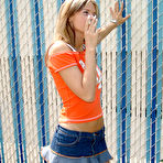 Second pic of Ann Angel - Ann Angel takes her sexy, tight skirt off and shows us her round tight, hot ass