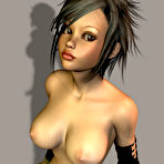 Second pic of 3D rendedered hot sexy virtual girls