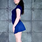 First pic of SexPreviews - Harley Ace in blue dress stripped for rope bondage her pussy is toyed