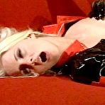 Third pic of FetishDolls.com | Bondage & Lesbian Fetish Videos, Kinky Fetish Girls, 
Kinkiest Lesbian Fantasies, featuring boot and heel worship, sexy smoking, spankings 
and nipple torment, and tons of sloppy wet strap-on sex and anal play