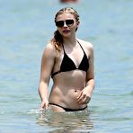 Third pic of Chloe Moretz in black bikini in Miami