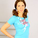 First pic of Young Throats - Slim Teen Brunette Giving Deep Blowjob