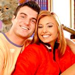 First pic of Tiffany Diamond, Nikky Blond - Tiffany Diamond and Nikky Blond strip together and have intensive hardcore sex