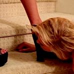 Second pic of FetishDolls.com | Bondage & Lesbian Fetish Videos, Kinky Fetish Girls, 
Kinkiest Lesbian Fantasies, featuring boot and heel worship, sexy smoking, spankings 
and nipple torment, and tons of sloppy wet strap-on sex and anal play