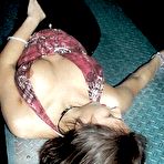 Fourth pic of Trashed Girl Friends: Blonde coed teen strips off indoors and posing for the camera