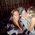 Third pic of Trashed Girl Friends: Gorgeous sexy amateur teens slowly getting naked on sofa