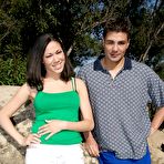 First pic of I am Eighteen - Brunette Summer Bailey Fucking On Red Couch