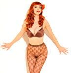 First pic of Busty Emily Marilyn in pantyhose fetish gallery