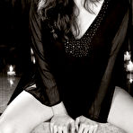 First pic of Black and White photo gallery of glamour model Aimee Sweet