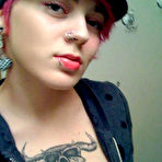 Fourth pic of Sex girlfriend pics :: Picture set of a hot amateur inked punk GF 
