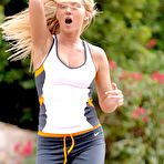 First pic of Alison Angel - Alison Angel jogs in the morning to show off her yummy and naked boobs freely.
