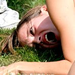 Fourth pic of Stripes and welts on her pussy