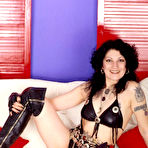 Fourth pic of Lusty Biker Mom In Thigh High Boots