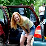 Fourth pic of Dirty Public Nudity. Fekla and her very tight pussy.