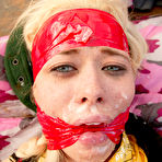 Fourth pic of Rebecca Blue teen scout gets tied, drilled and creamed in campfire @ Disgraced18.com