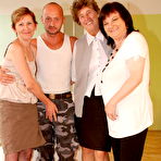 First pic of One lucky dude fucking three older ladies