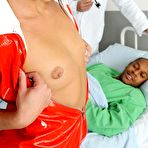 First pic of DP Fanatics - Dirty Nurse Alisya Gapes Enjoys Interracial Orgy