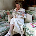 First pic of Mature amateur posing mama strips naked