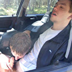 Third pic of Gay teens sucking big cock in the car - gay boys sex