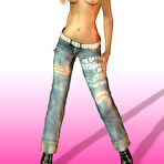 Third pic of 3D rendedered hot sexy virtual girls