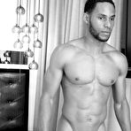 Fourth pic of Big Black Dick Solo Masturbation After Shower