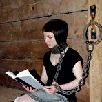 First pic of fantastic bondage scene leaving bondage slut hanging from a post while in strappado