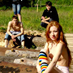 Fourth pic of Dirty Public Nudity. Milena learns she has some fans.