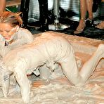 Second pic of mud wrestling contest - all wet and messy allwam.org allwam.net - glamour mud wrestling catfight