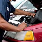 First pic of Big Black Dick Mechanic Masturbating in the Junkyard