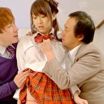 First pic of Watch porn pictures from video Shiori Uta Asian has mouth and fish taco fucked by two shlongs - SchoolGirlsHD.com
