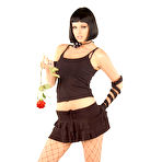 First pic of Tall Goddess in smoke and roses art photo gallery at Glamour Films