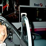 Second pic of Busty Lesbians Public Nudity