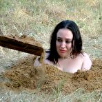 Fourth pic of Bizarre Buried Forest Humiliation