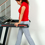 First pic of  Allover30women.com presents - Excercising Her Hairy Pussy 