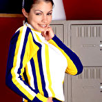 First pic of Big Boobs Cheer Leader Locker Room Strip