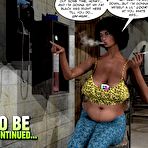 Fourth pic of Passions around huge cock: 3d cartoon comics and anime story about perverted adventures of young black pregnant babe and her lecherous white boyfriend in Brooklyn