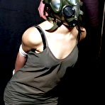 Third pic of Annes Gasmask Bondage - Lesbian Breath Play Domination