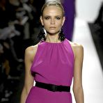 Third pic of Natasha Poly hard nipples under see through top runway shots