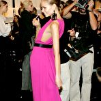 Fourth pic of Natasha Poly hard nipples under see through top runway shots